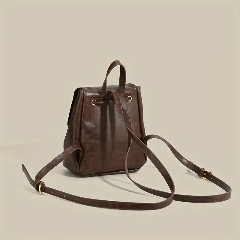 Women Mini PU Leather Backpack
