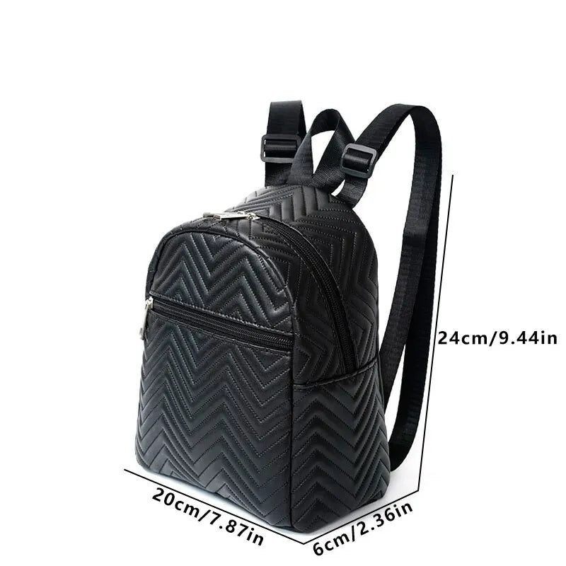 Mini Chevron Women Backpack
