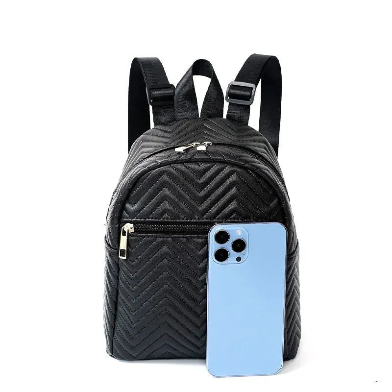 Mini Chevron Women Backpack